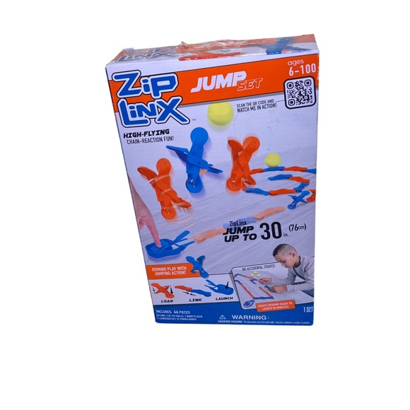 Zip Linx Other - Zip Linx Jump Set High Flying Chain Reaction Fun Domino Play Toy Ages 6+